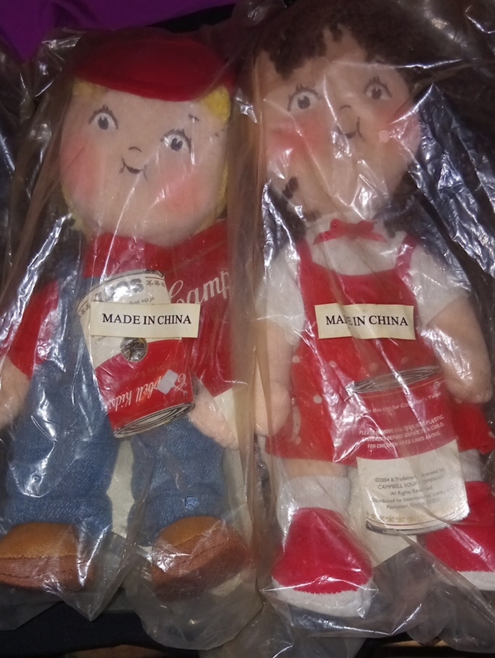Vintage Campbell's Soup Doll Set